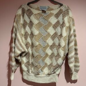 Nannell vintage 80s silk angora sweater